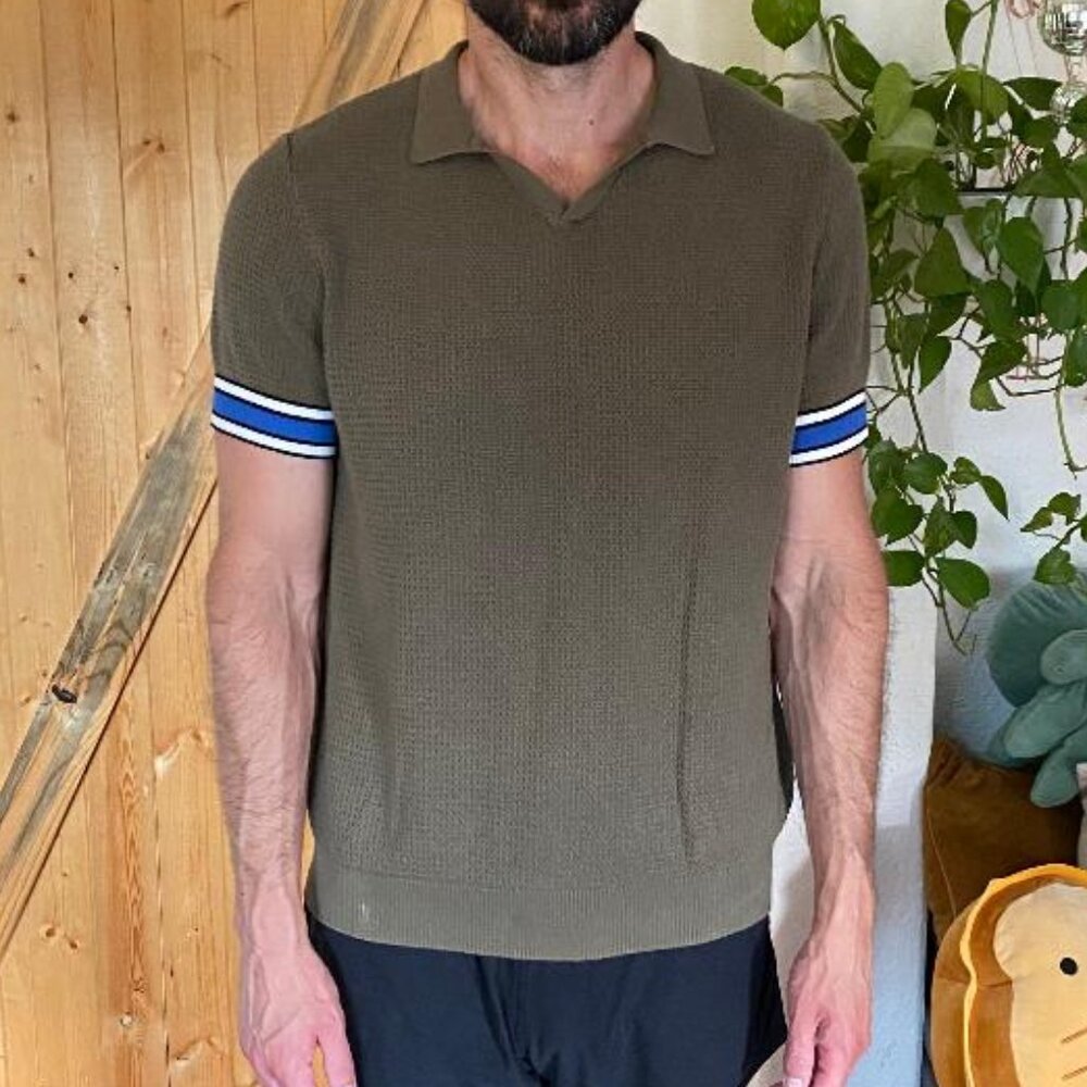 Topman knit Collor shirt